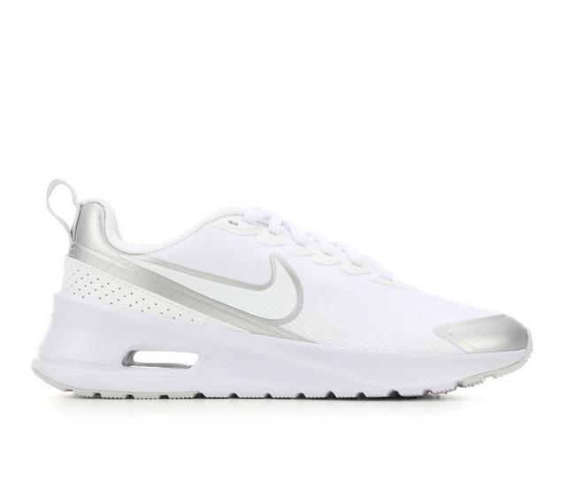 Women's Nike Air Max Nuaxis Running Shoes in Wh/Pl/Sl/Rd color