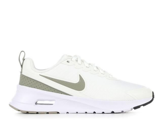 Women's Nike Air Max Nuaxis Running Shoes in Wht/Gry color