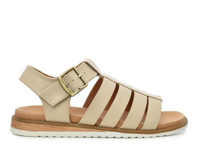 Women's Taryn Rose Glady Sandals in Beige color