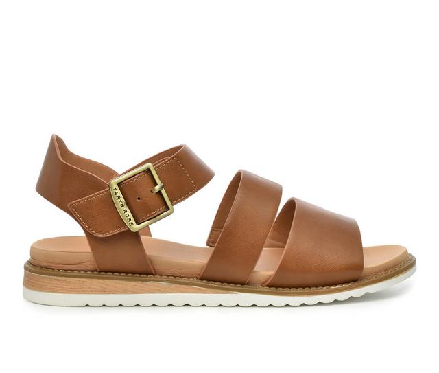 Women's Taryn Rose Kastel Sandals in Tan color