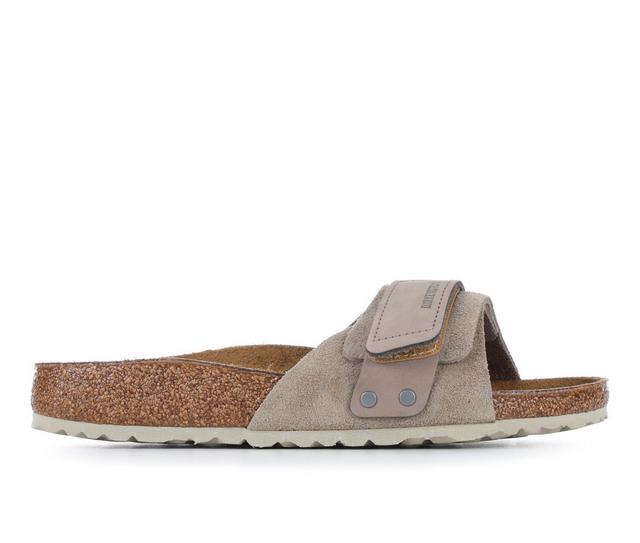 Women's Birkenstock Women's Birkenstock Oita Footbed Sandals in Taupe color