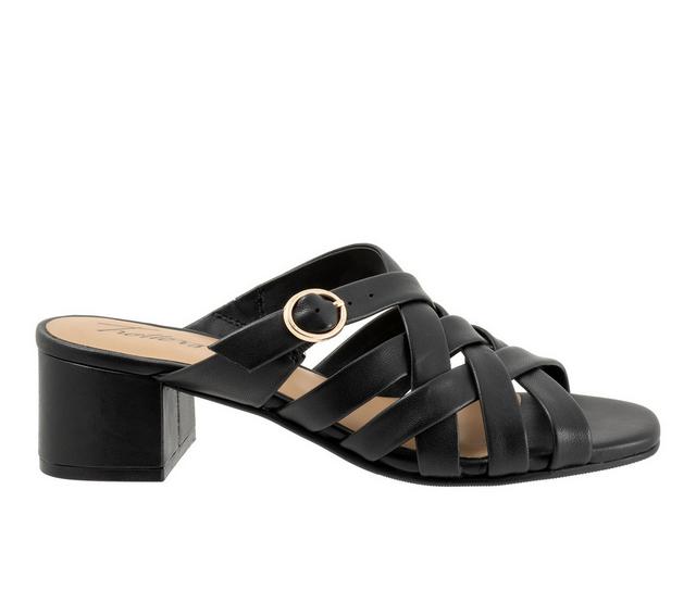 Women's Trotters Lauri Dress Sandals in Black color