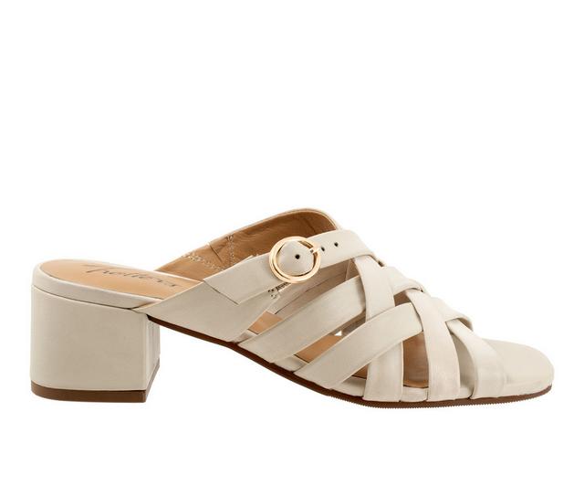 Women's Trotters Lauri Dress Sandals in Ivory color