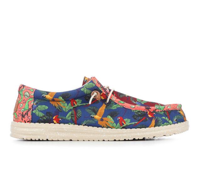 Men's HEYDUDE Wally Margaritaville Casual Shoes in Multi color