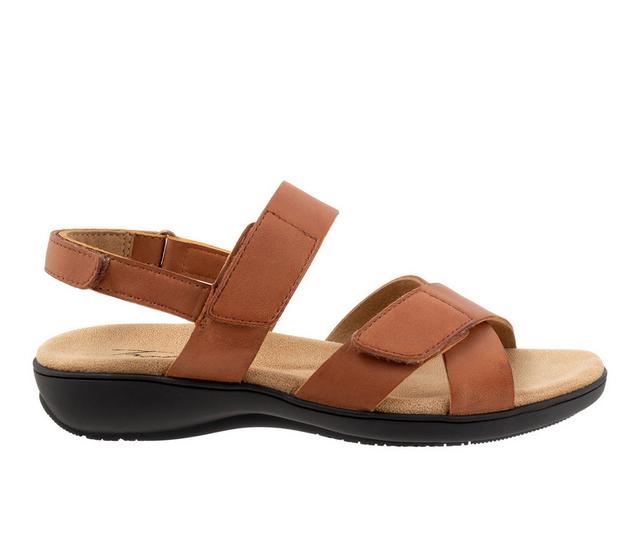 Women's Trotters River Sandals in Luggage color