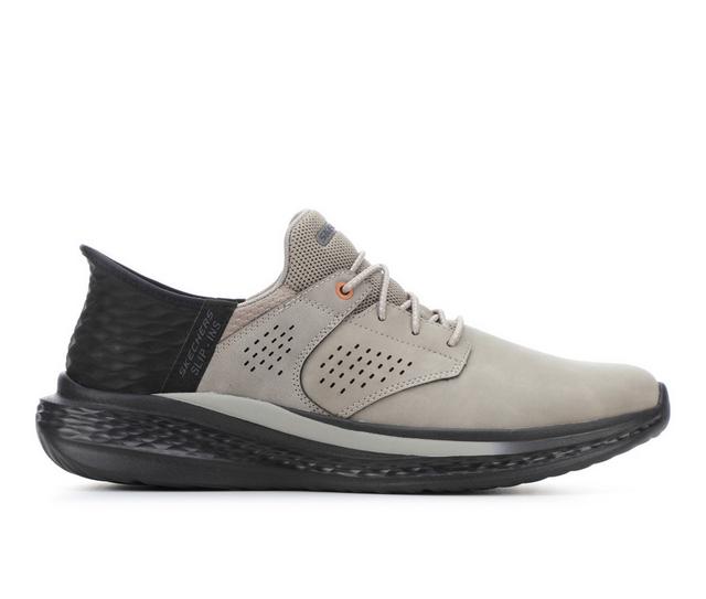 Men's Skechers 210890 Slade Slip-Ins in Charcoal color