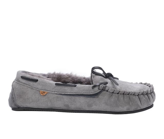 Women's Lamo Footwear Hannah Moccasins in Charcoal color