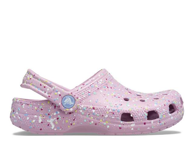 Kids' Crocs Little Kids Crocs Classic Paint Splatter Clog in Hydrangea/Multi color