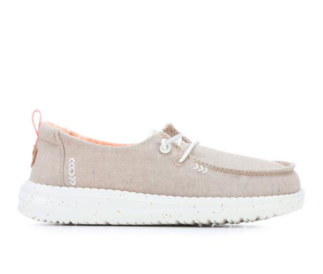 HEYDUDE Wendy Y Chambray 11-6 in Tan color