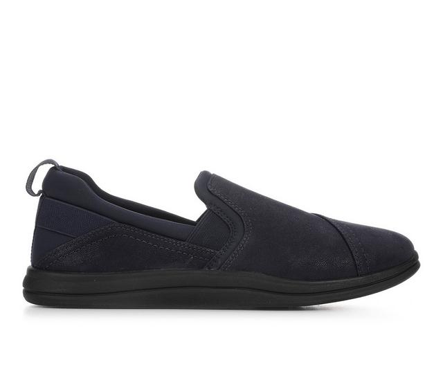 Women's Clarks Breeze Dawn Casual Shoes in Navy color