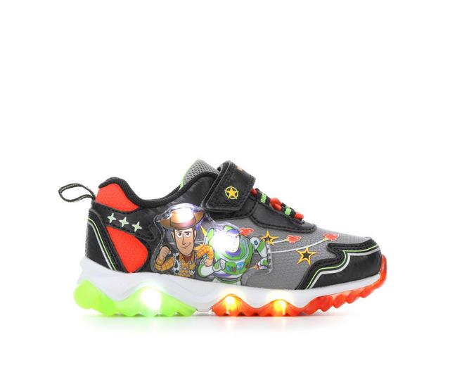 Boys' Disney Toddler & Little Kid Toy Story 17 Light-Up Shoes in Black/Grey color