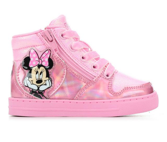 Girls' Disney Toddler & Little Kid 6-12 Minnie Mid Top Sneakers in Pink color