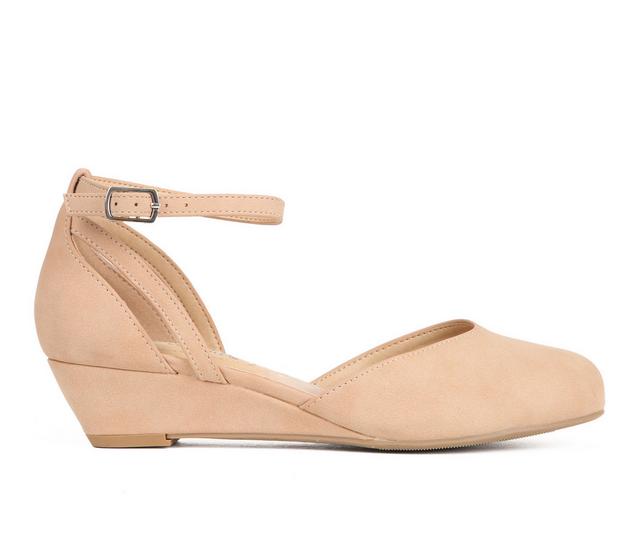 Women's City Classified Edan Wedges in Nude color