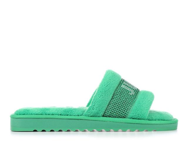 Juicy Halo 2 Slippers in Green Terry color