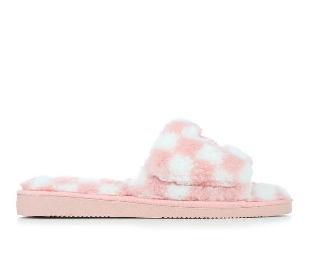 Juicy Hiero Slippers in Blush/White color