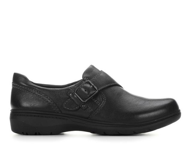 Women's Clarks Carleigh Jazz Casual Shoes in Black color