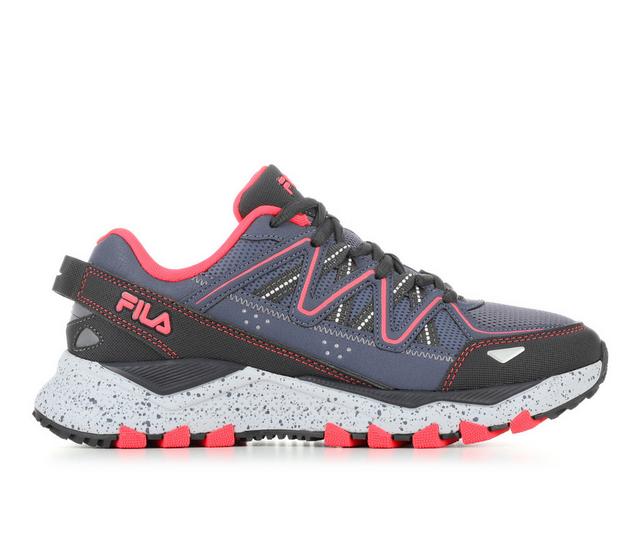 Women's Fila Firetrail Evo Trail Running Shoes in Blue/Gry/Pink color