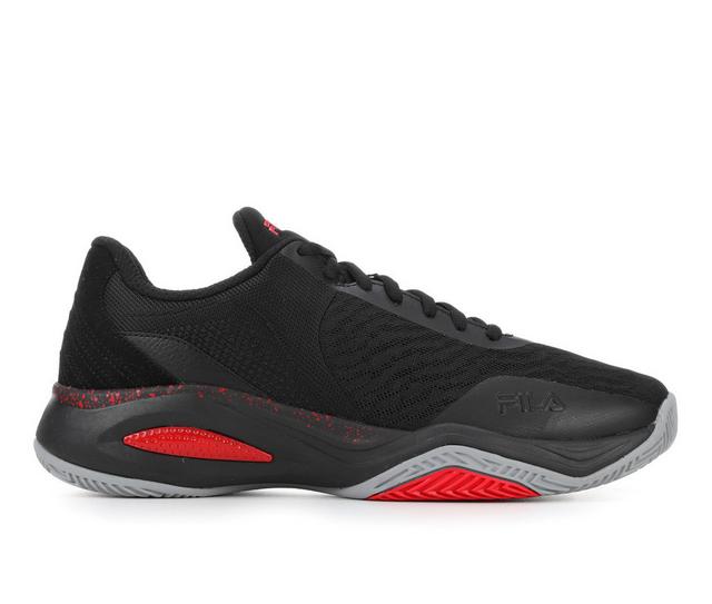 Men's Fila Rediscover Basketball Shoes in Blk/Red/Gry color