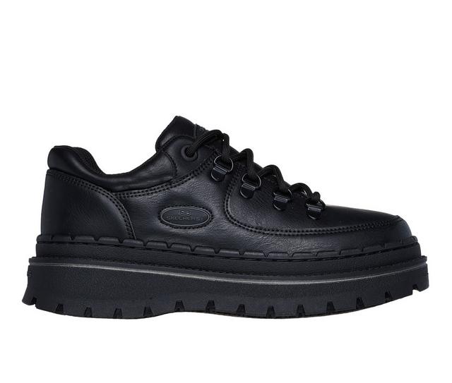 Women's Skechers Work 108210 Jammers Sr Slip Resistant Shoes in Black color