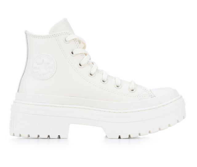 Women's Converse Chuck Taylor All Star Lugged Heel Lthr Sneakers in Egret color