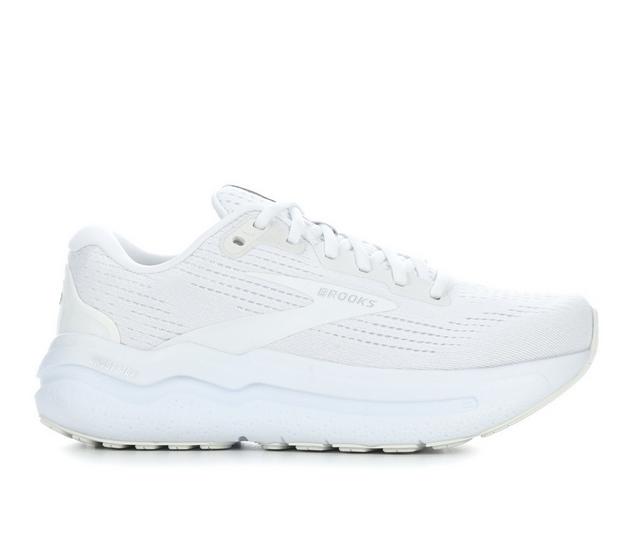 Women's Brooks Ghost Max 2 Running Shoes in Bright White color