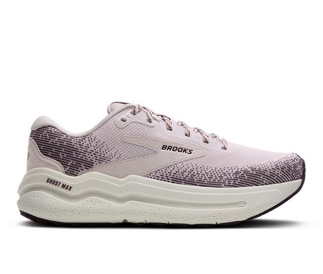 Women's Brooks Ghost Max 2 Running Shoes in Orchid/Plum color