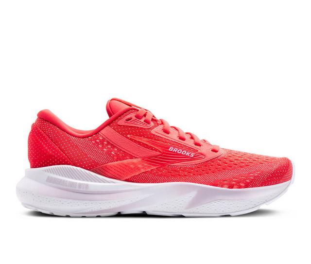 Women's Brooks Adrenaline GTS 24 Running Shoes in CAYANNE THISTLE color