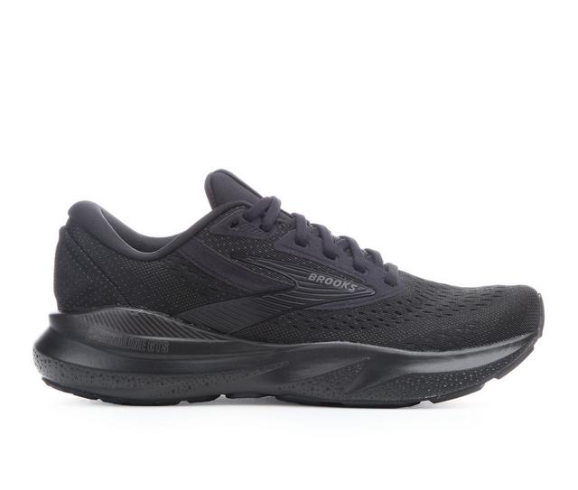 Women's Brooks Adrenaline GTS 24 Running Shoes in Black/Black color