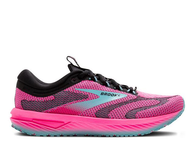 Women's Brooks Revel 7 Running Shoes in Knockout Pink color