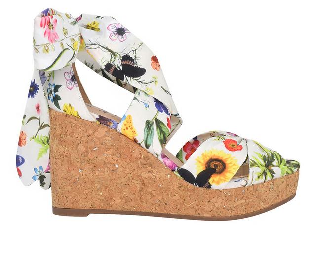 Women's Impo Orabelle Wedge Sandals in White Bright Mu color