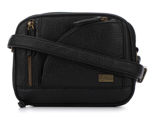 White Mountain Trenton Crossbody Handbag in Black color