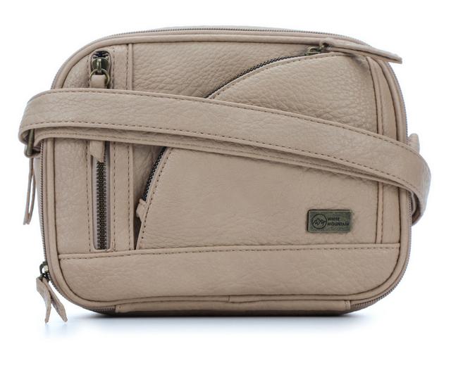 White Mountain Trenton Crossbody Handbag in Saddle color
