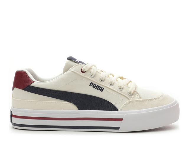 Men's Puma Court Classic Vulc FS Sneakers in White/Navy color