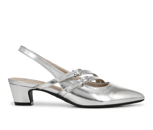 Women's LifeStride Monique Pumps in Silver color