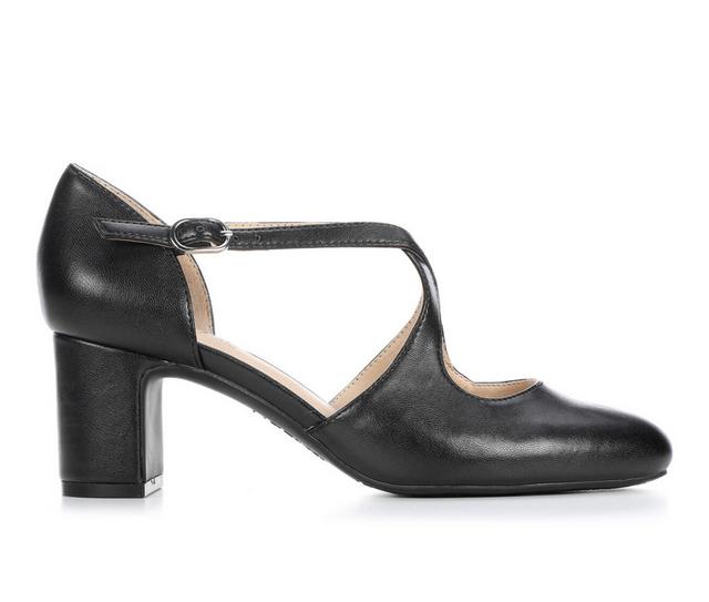 Women's LifeStride Tracy Pumps in Black Smooth color