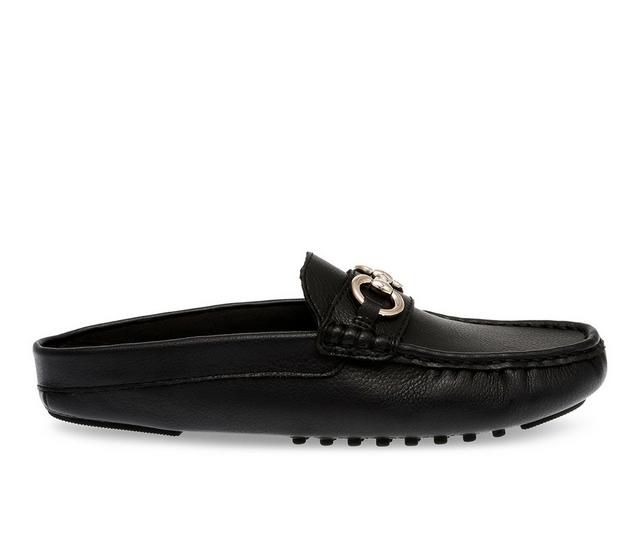 Women's Anne Klein Cooper Mules in Black Tumbled color