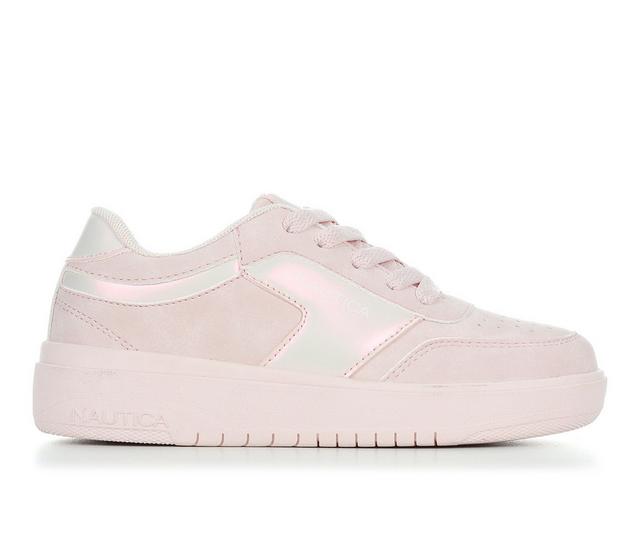 Girls' Nautica Lake Edge Platform Sneakers in Blush Pearl color