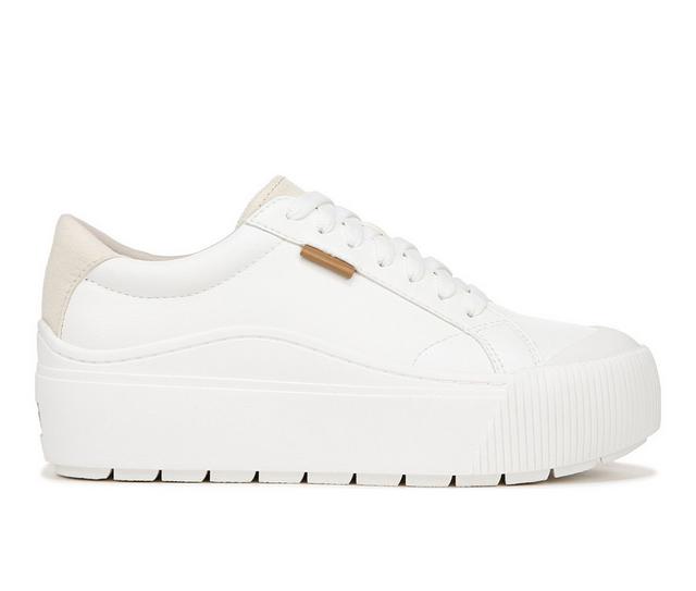 Women's Dr. Scholls Time Off Max Platform Sneakers in White color