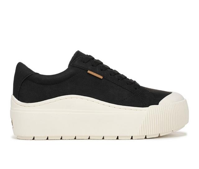 Women's Dr. Scholls Time Off Max Platform Sneakers in Black color