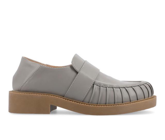 Women's Journee Collection Lakenn Loafers in Grey color
