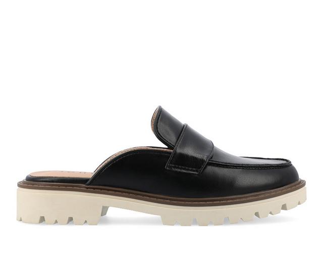 Women's Journee Collection Mycah Mules in Black color