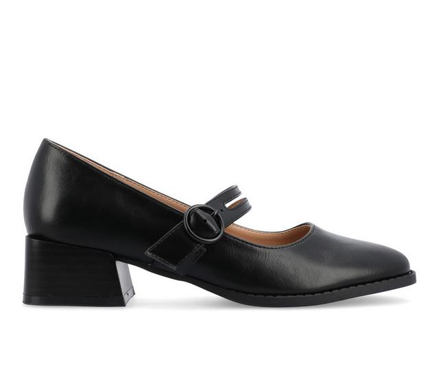 Women's Journee Collection Savvi Mary Jane Pumps in Black color