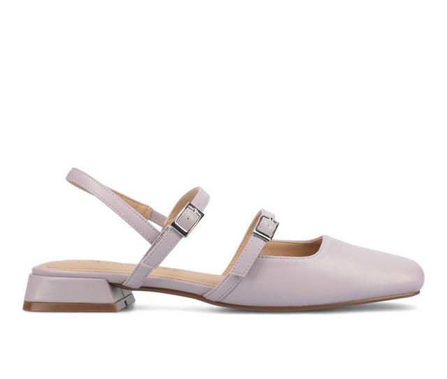 Women's Journee Collection Gretchenn Mary Janes in Lilac color