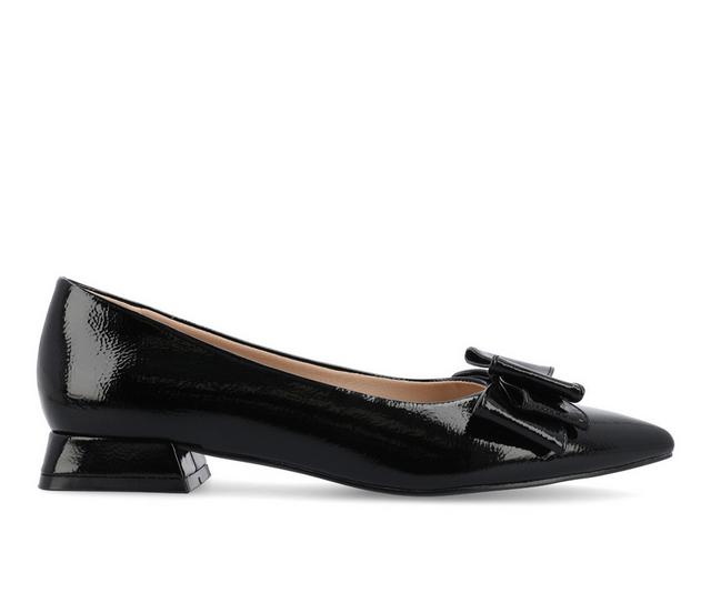 Women's Journee Collection Ophelia Flats in Patent/Black color