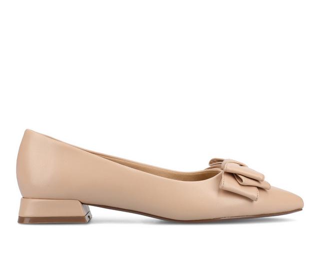 Women's Journee Collection Ophelia Flats in Nude color