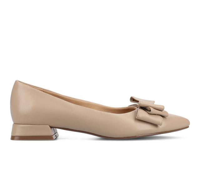 Women's Journee Collection Ophelia Flats in Taupe color