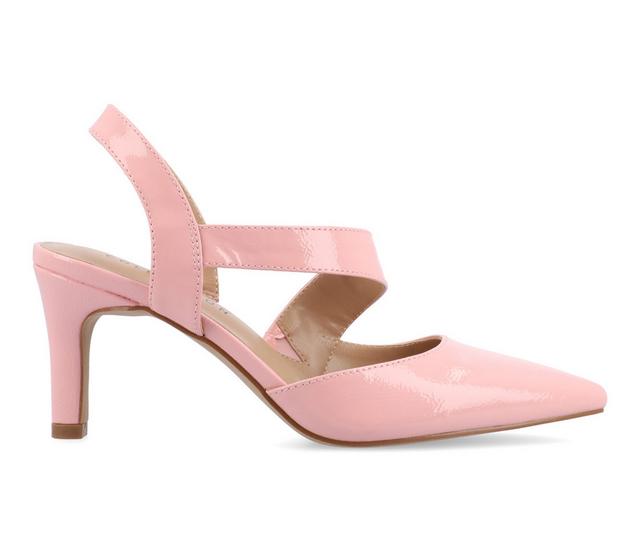 Women's Journee Collection Scarlett Stiletto Pumps in PInk color