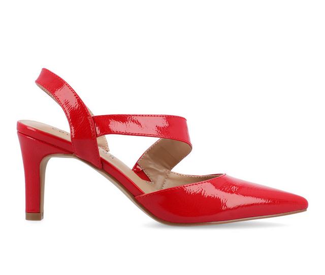 Women's Journee Collection Scarlett Stiletto Pumps in Red color