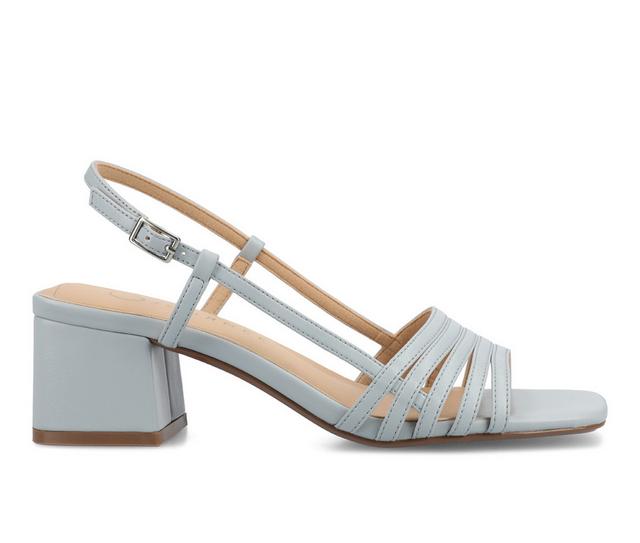 Women's Journee Collection Shayana Dress Sandals in Blue color
