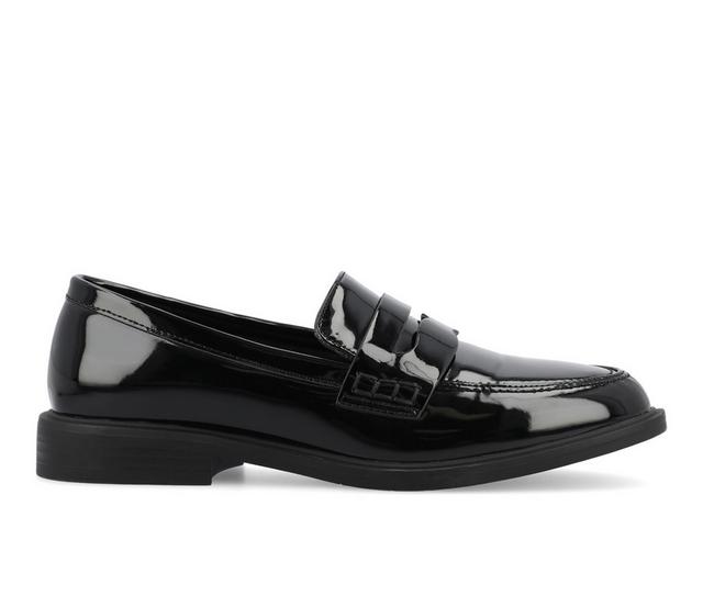 Women's Journee Collection Raichel Loafers in Patent/Black color